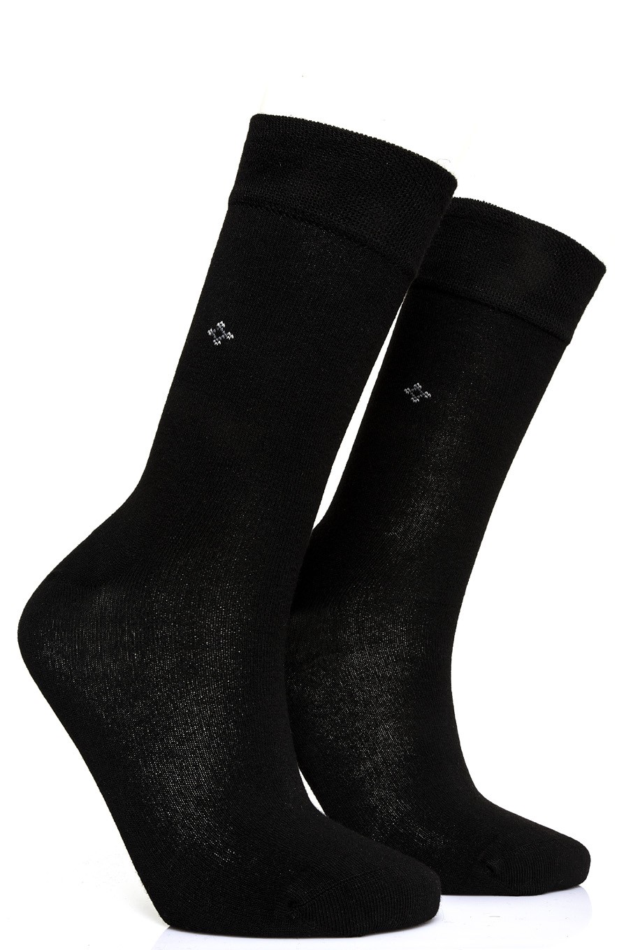 Men’s 5-piece Black Small Arma Pattern Bamboo Socks