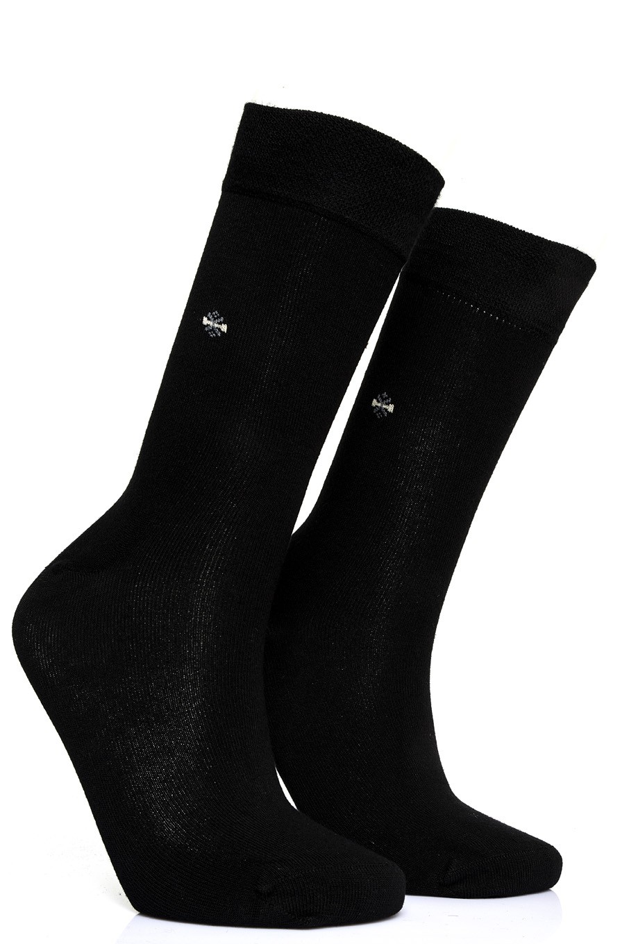 Men’s 5-piece Black Small Arma Pattern Bamboo Socks