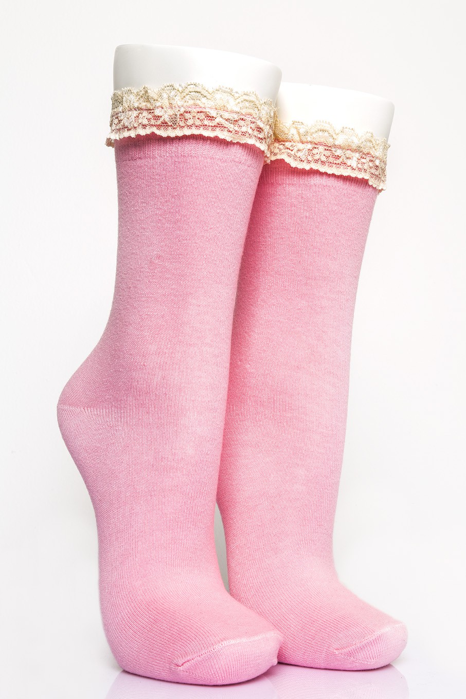4-Piece Women’s Lace Assortized Socket Socks