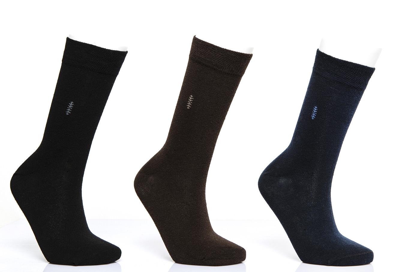 Prestige Çorap, 12 Çift Küçük Arma Desen (Asortili) Erkek Soket Çorap