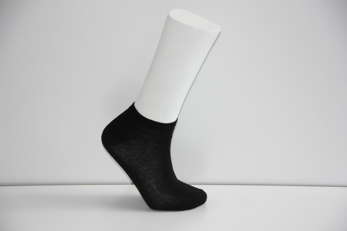7’Li Erkek Düz Siyah Patik Çorap