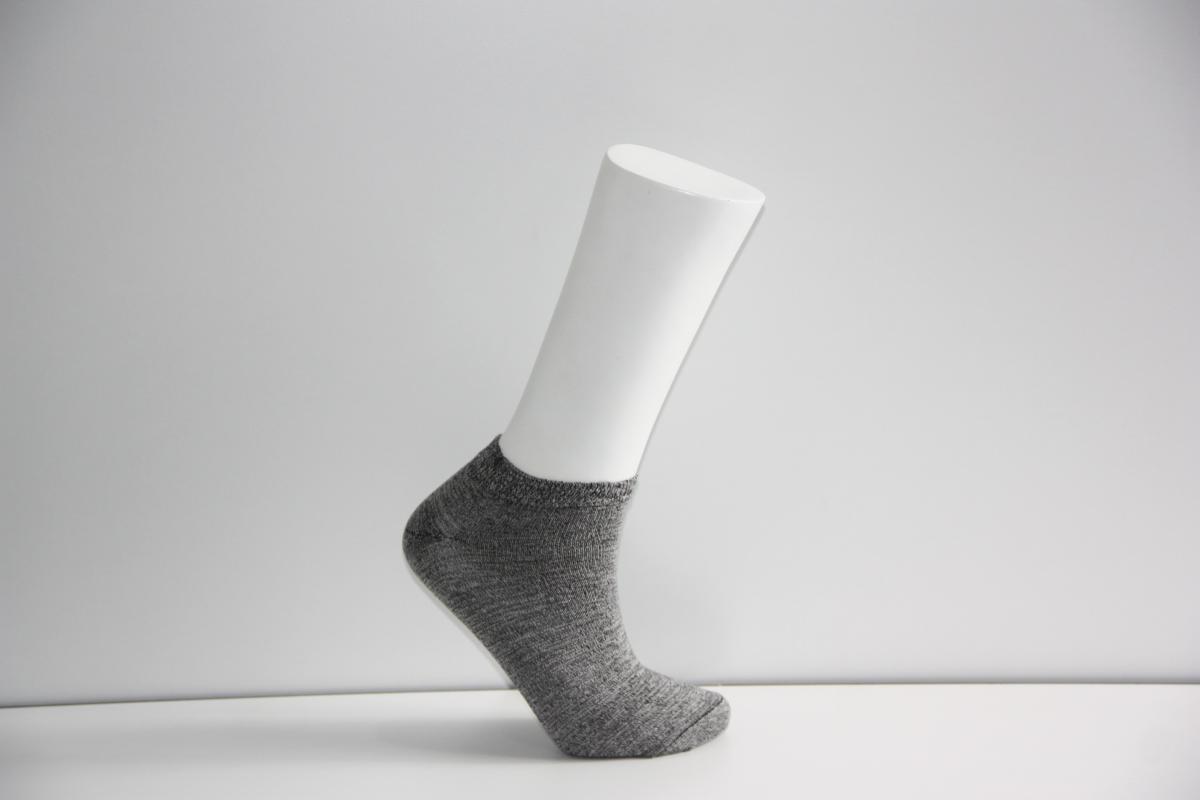 6’Lı Erkek Gri-Siyah Desen Karışık Renkli Patik Çorabı