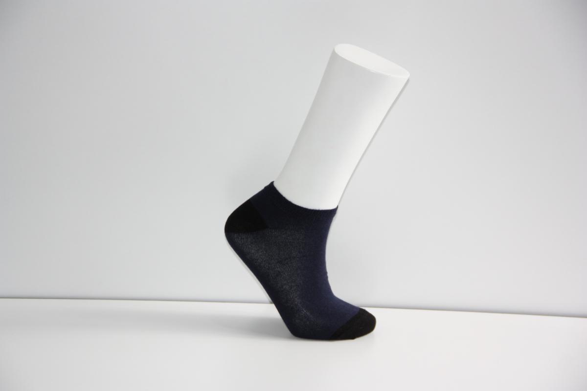6-Piece Men’s Gray-Black Pattern Mixed Color Booties Socks