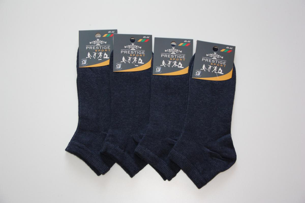 Men’s Navy Blue Booties Socks 4 Pieces