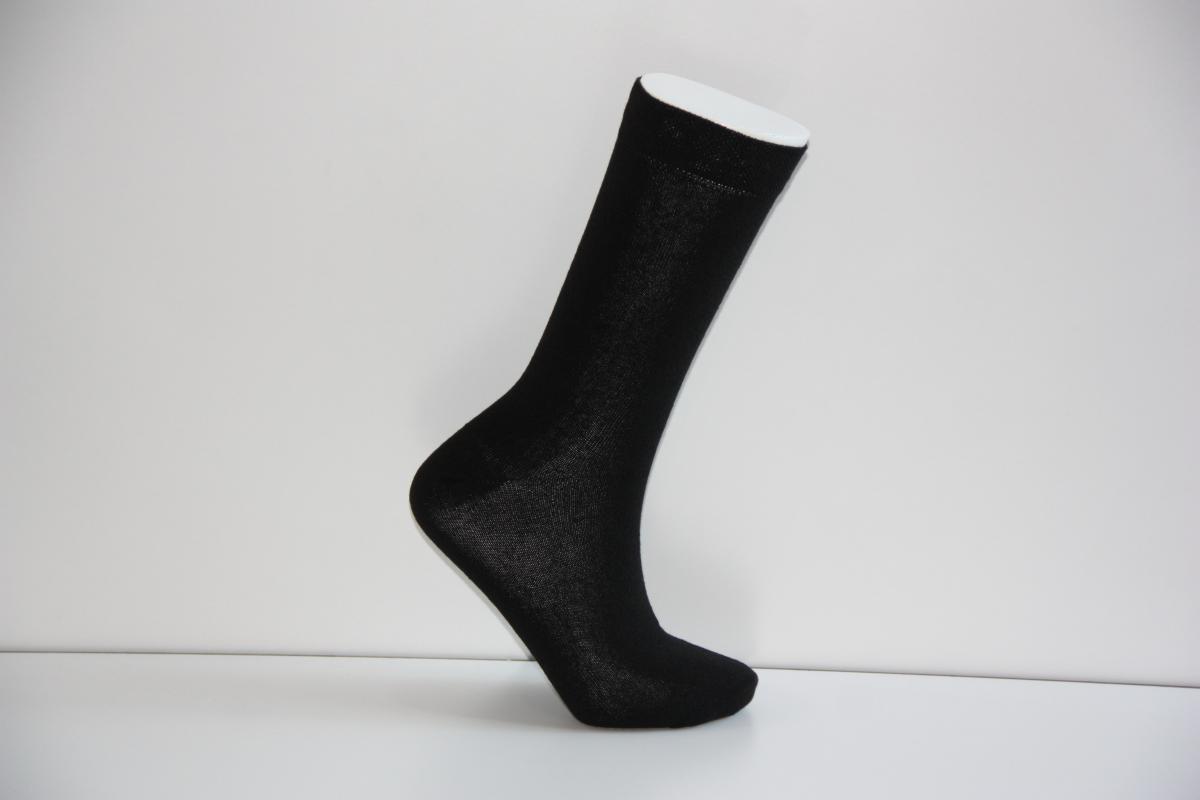 Male 4 Pieces Straight Black Classic Male Socks Socket
