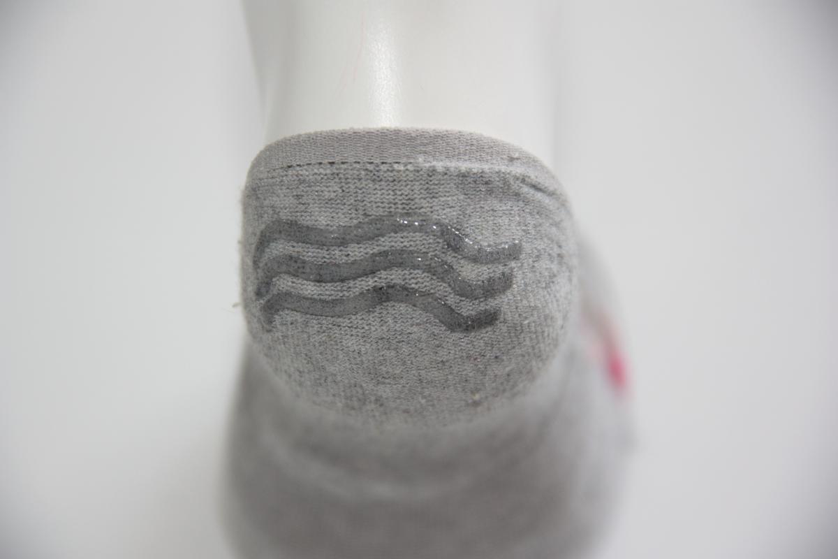 5 Piece Male Dark Gray Assortized Silicone Printed Ballet Socks