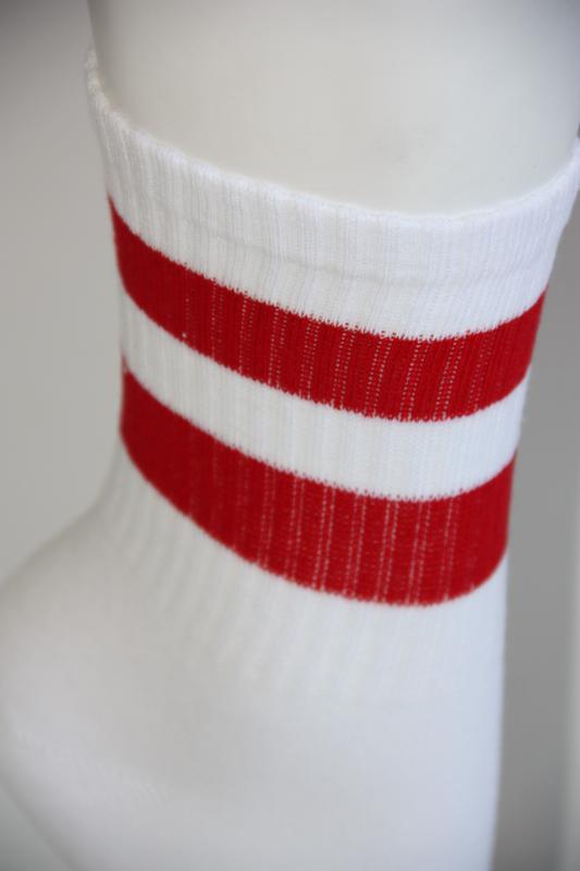 Women’s 2-Pack Sports Colorful Striped Tennis Socks Medium Cuff