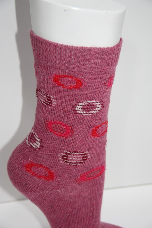 Kadın 12’li Yün Puan Desenli Soket Çorap