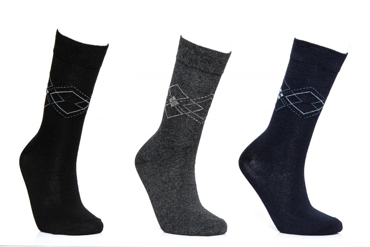 Diamond Pattern Mens Socks