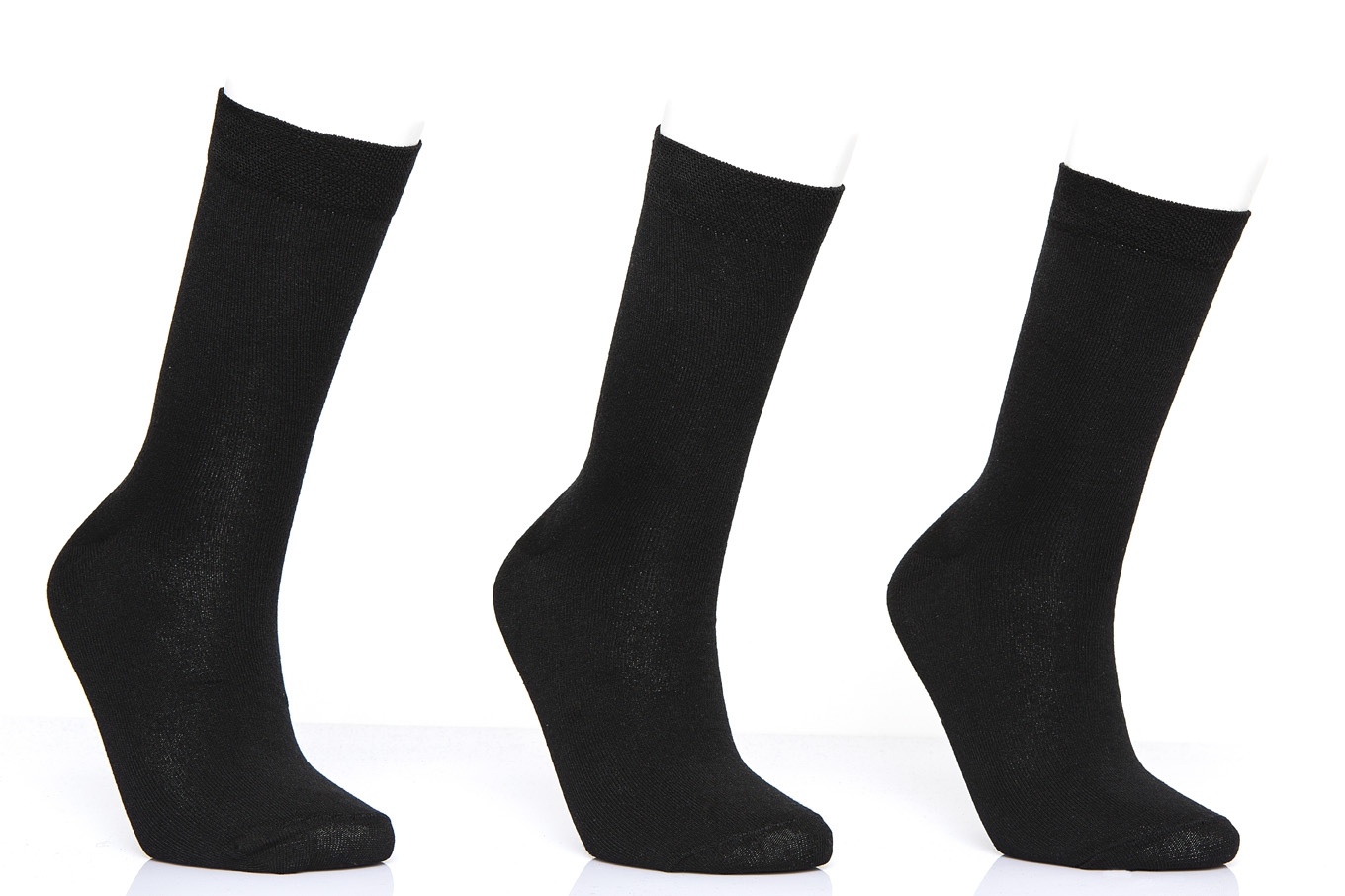 Düz Renk 3’lü Erkek Soket Çorap