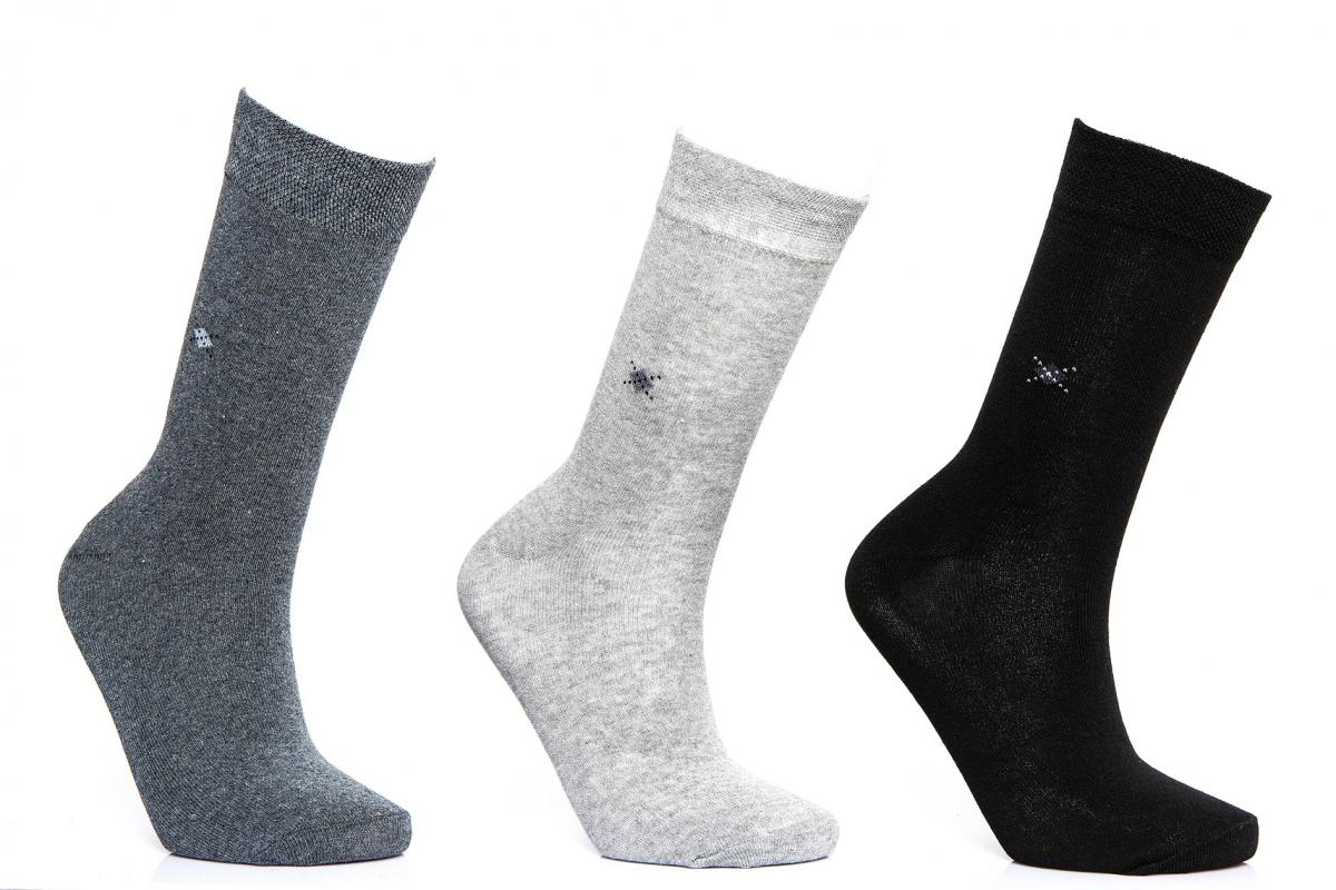 Hyphenated Single Diamond Pattern Mens Socks