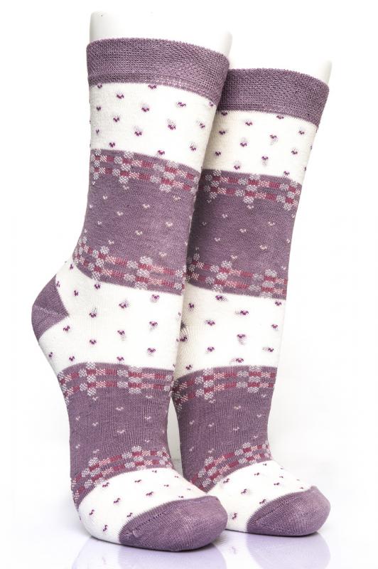 Pamela Boxed, 12 Pieces, Mixed Pattern Female Socks