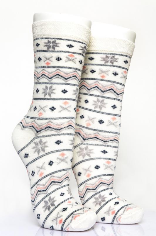 Pamela Boxed, 12 Pieces, Mixed Pattern Female Socks