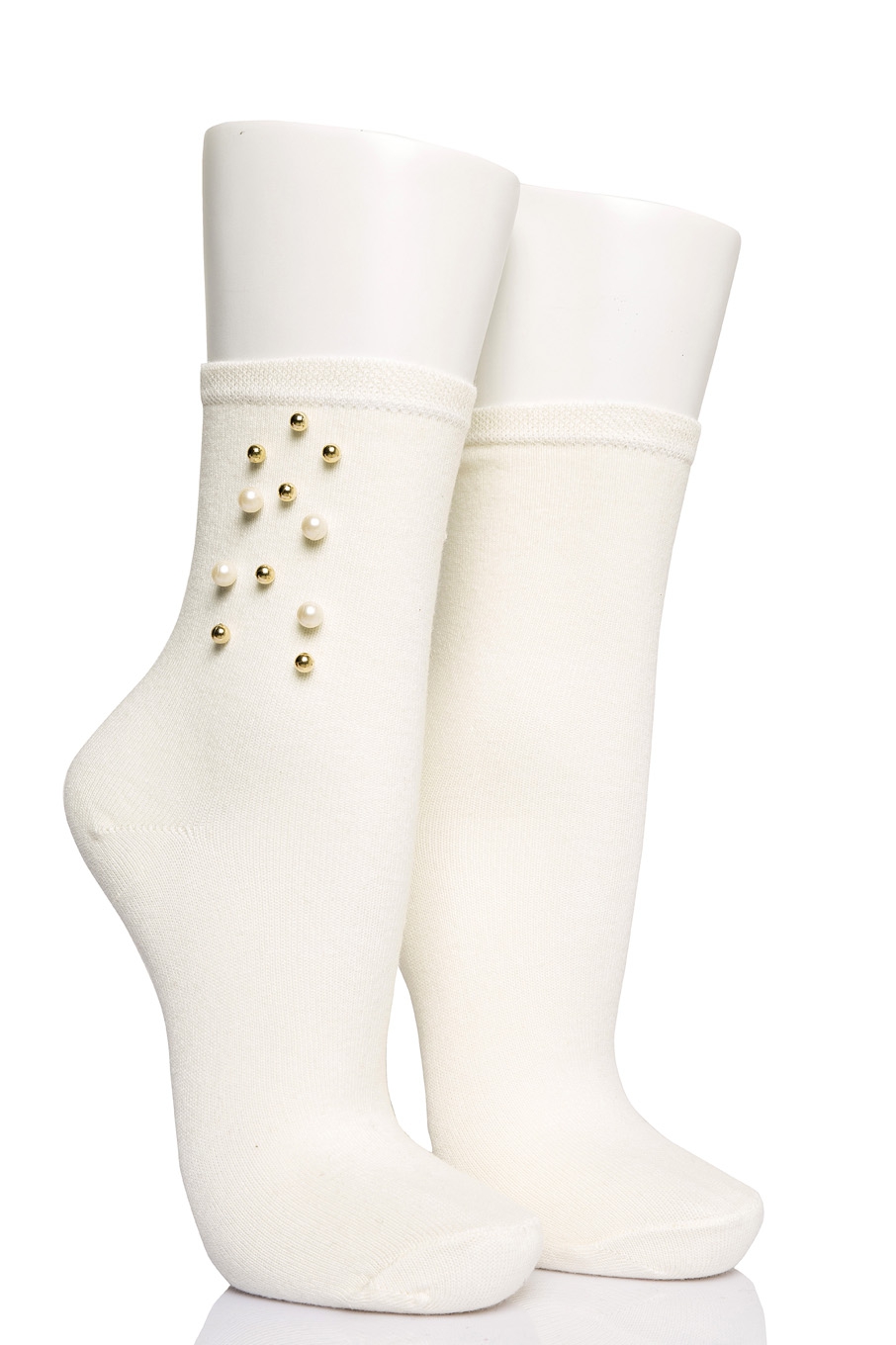Pamela Boxed, 12 Pieces, Pearly Female Socks