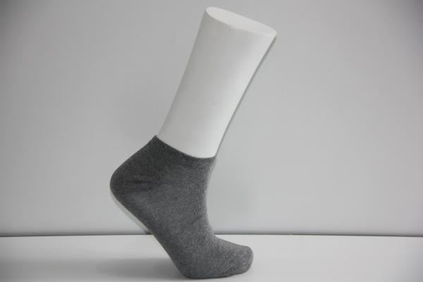 Plain Gray Booties Socks
