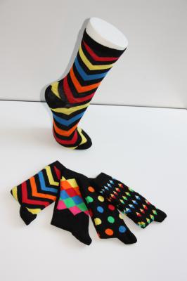 Geometric Socket Socks