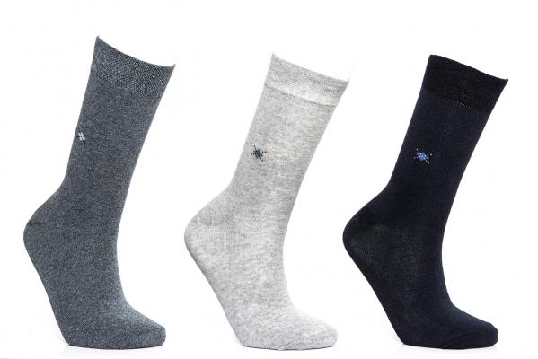 Tireli Tek Baklava Desen Erkek Soket Çorap