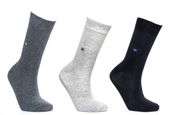 Hyphenated Single Diamond Pattern Mens Socks