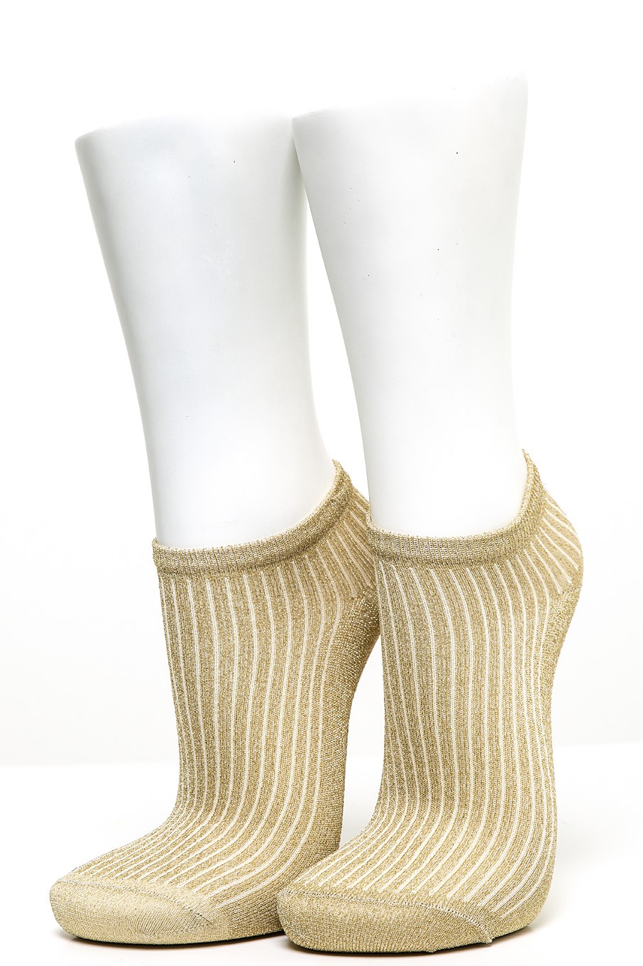 Pamela Kutulu, 12 Adet, Derbili-Simli Kadın Patik Çorap