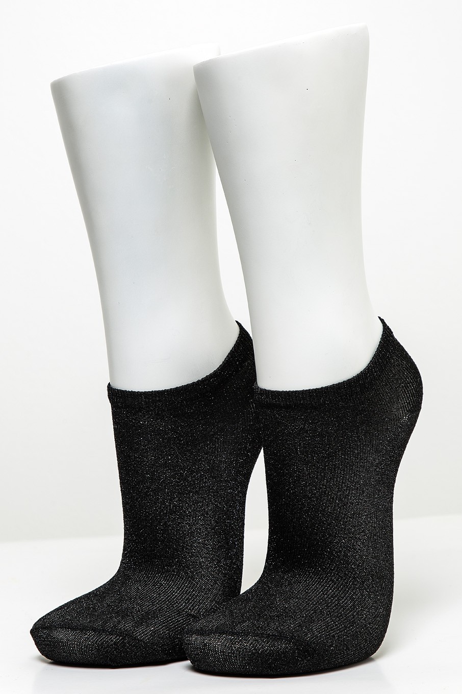 4’lü Kadın Simli Asortili Patik Çorabı