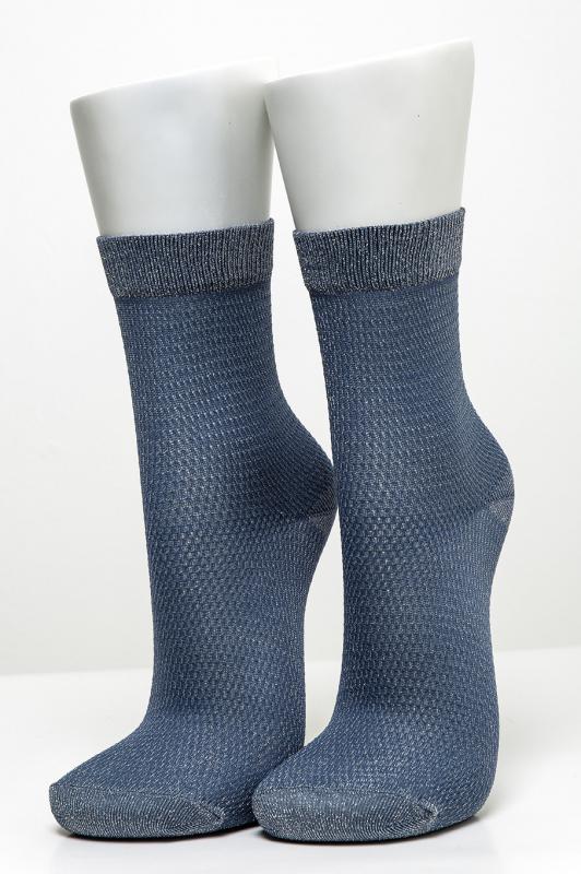 Pamela Kutulu, 12 Adet, Fileli-Simli Kadın Orta Konç Çorap