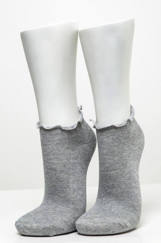 Pamela Kutulu, 12 Adet,  Fırfırlı Kadın Patik Çorap