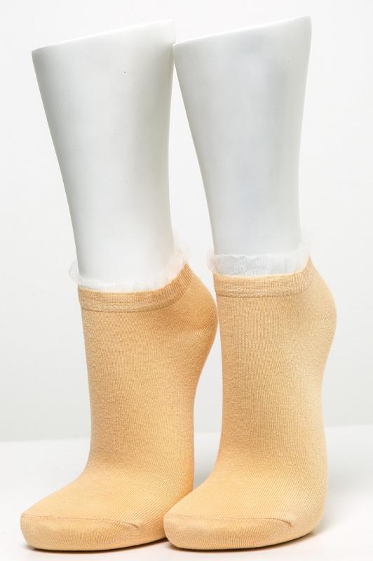 Pamela Kutulu, 12 Adet, Dantelli Kadın Patik Çorap